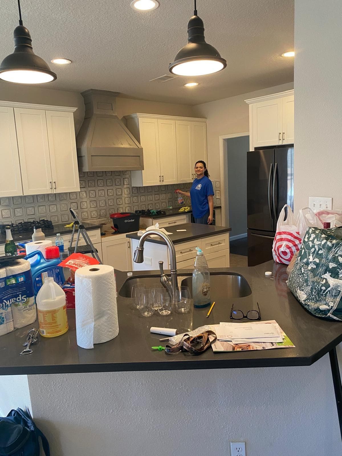 Houston home before professional cleaning, example 3
