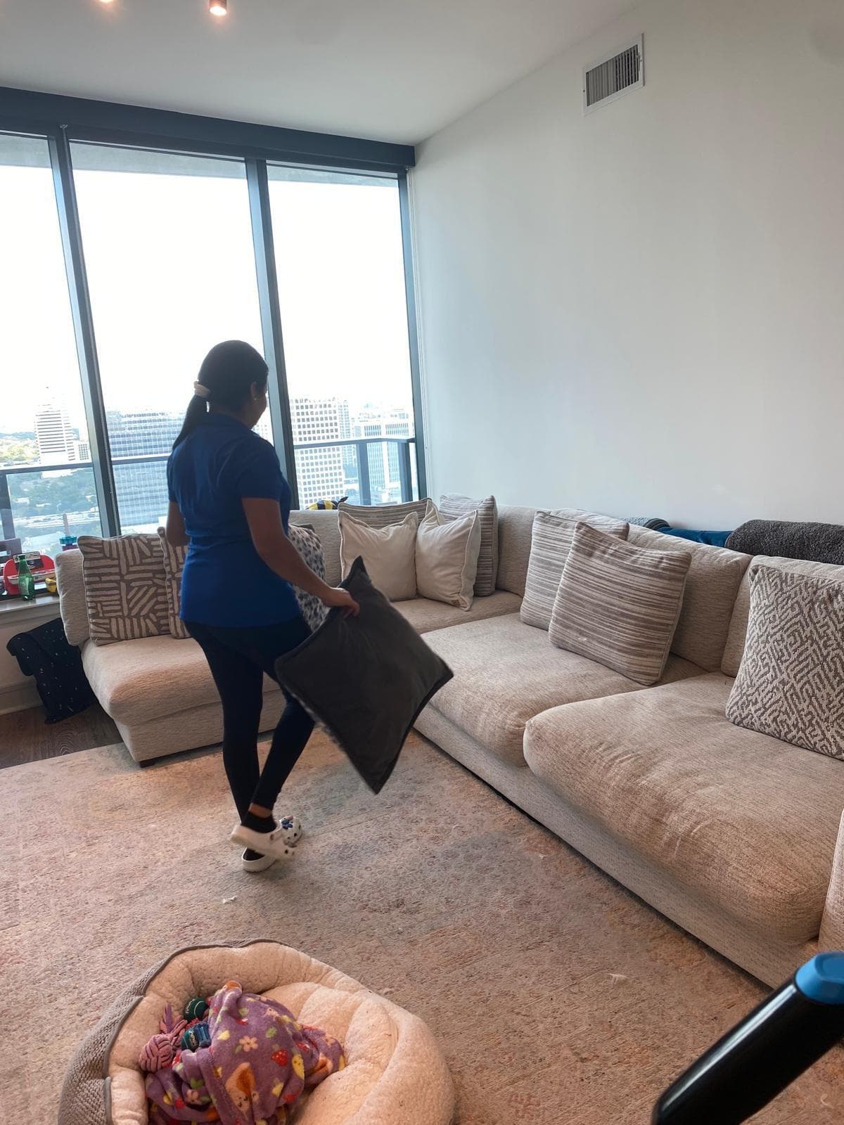 ASAP Cleaning Service crew detailing a Houston home